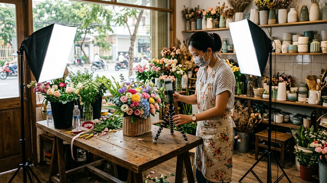 Cơ cấu chi phí chạy quảng cáo Facebook shop hoa tại Đà Nẵng năm 2026