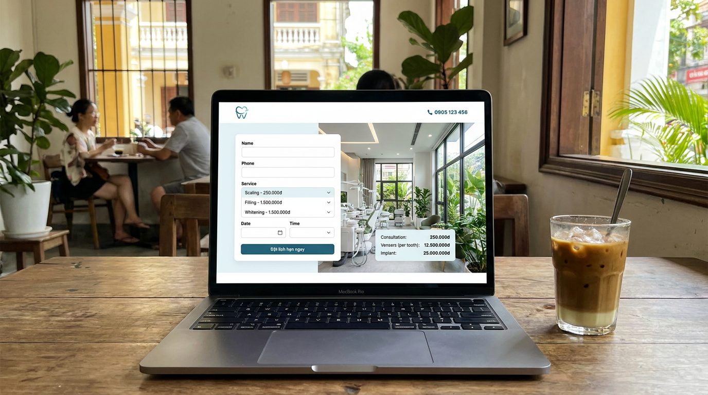 3 yếu tố bắt buộc phải có trên website nha khoa để chuyển đổi ra khách