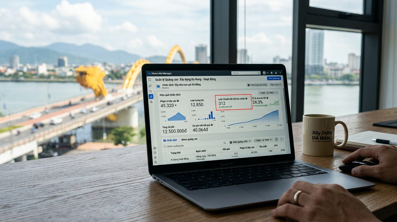 Quảng cáo Facebook cho công ty xây dựng ở Đà Nẵng: Nên làm gì để có khách?