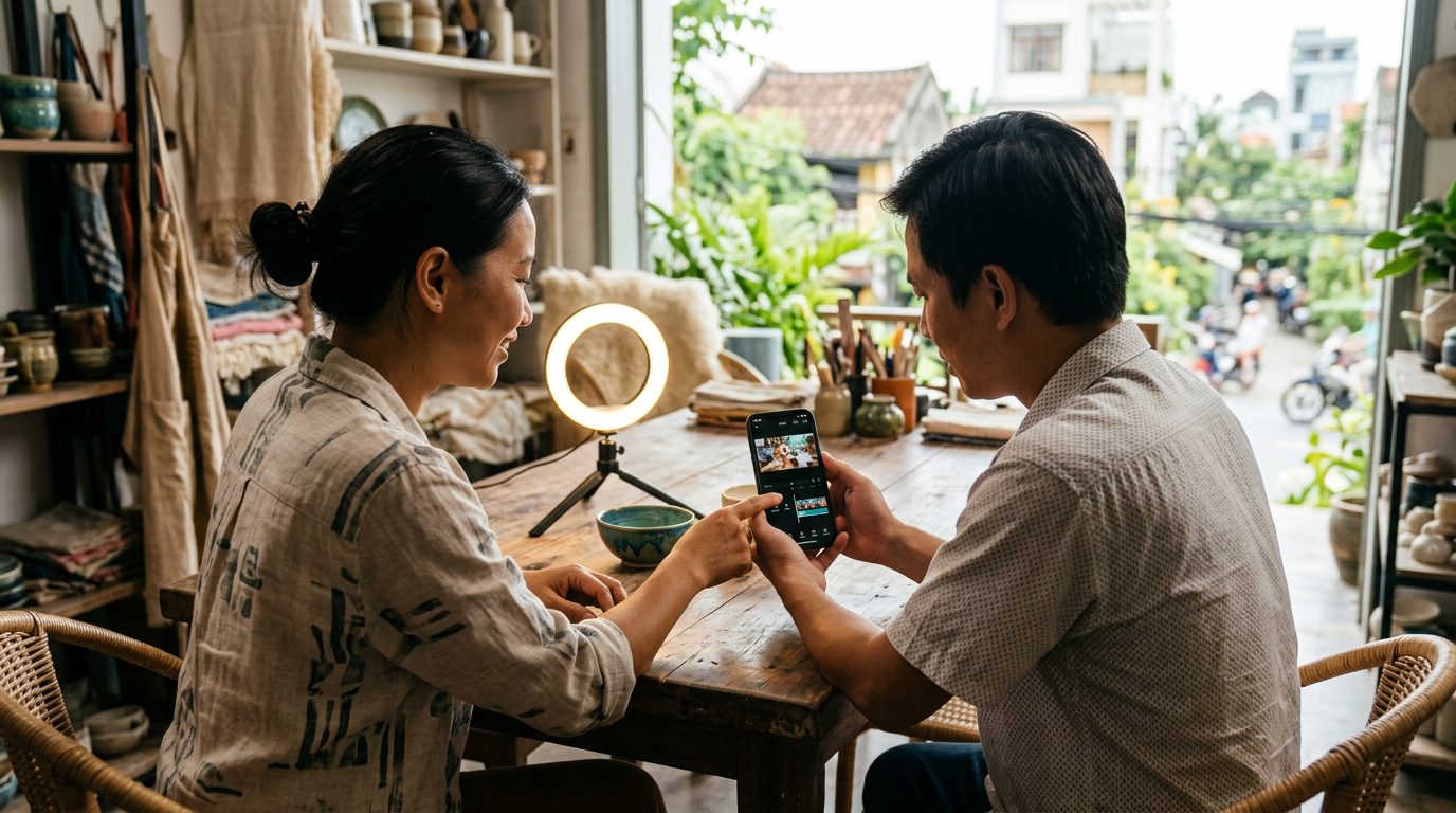 Lớp học CapCut 1 kèm 1 tại Đà Nẵng của TOPWEBVIETNAM có gì?