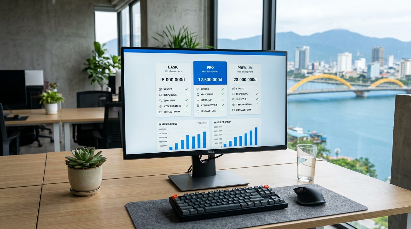 Bảng giá thiết kế website Đà Nẵng mới nhất 2026