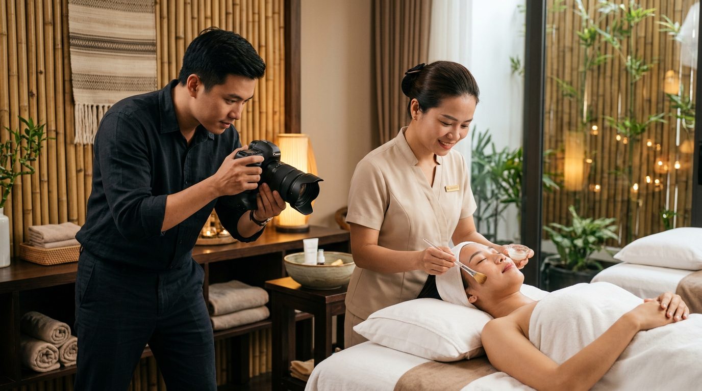 2. Chi phí nội dung và hình ảnh: Khoản đáng tiền nhất của web spa