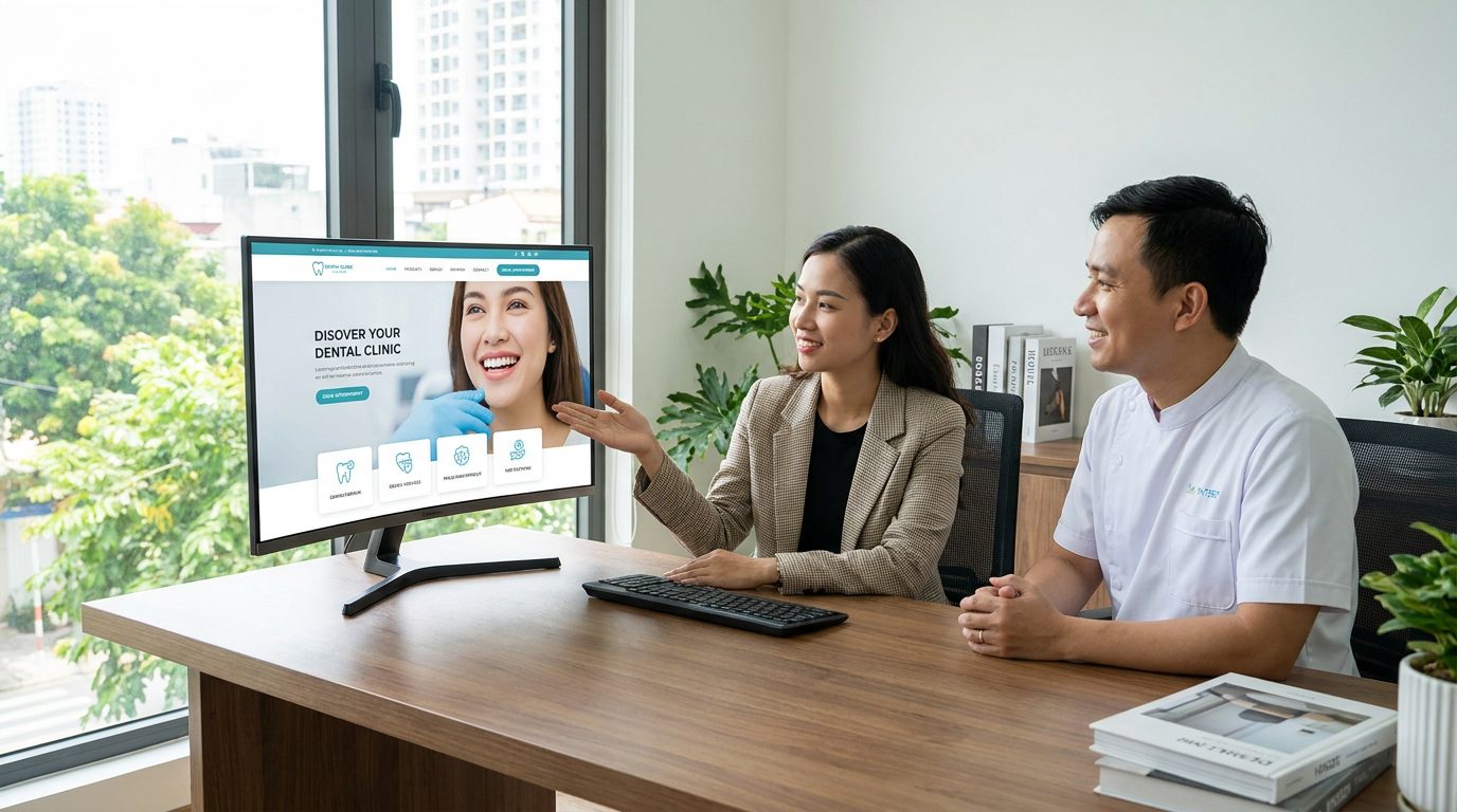 Dịch vụ thiết kế website nha khoa thực tế từ TOPWEBVIETNAM