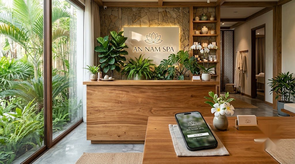 Thiết kế landing page cho dịch vụ spa ra số