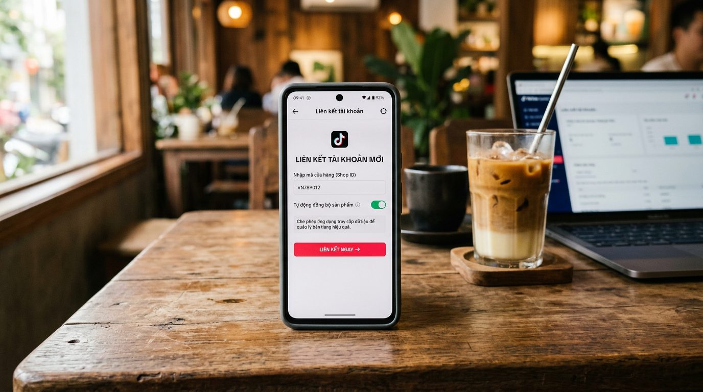 Các bước liên kết TikTok Shop với tài khoản TikTok chi tiết