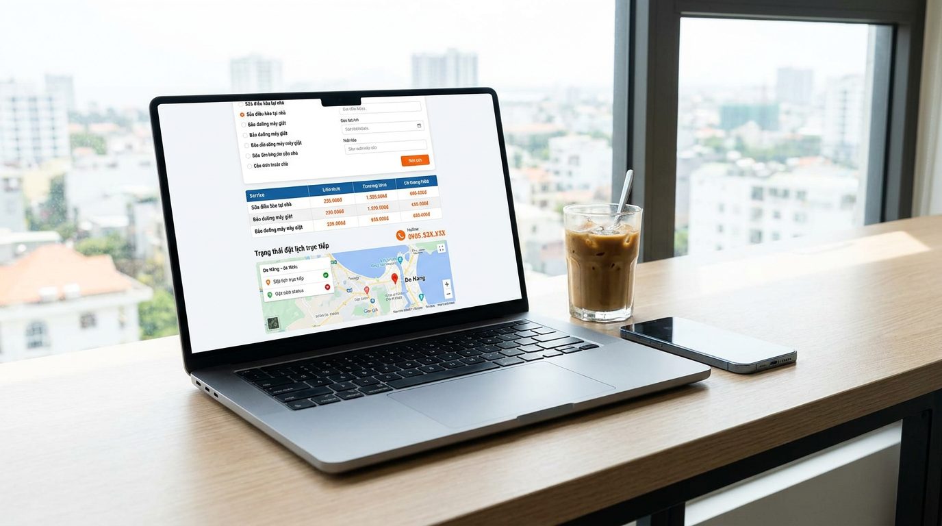 Checklist 5 bước thiết kế website cơ điện lạnh chuẩn thực tế
