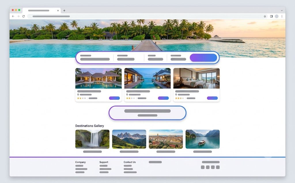 Mẫu website Du lịch / Khách sạn